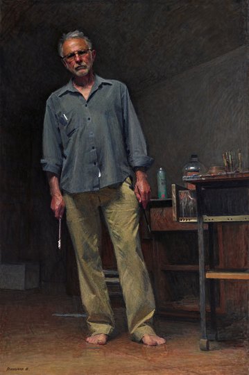 AGNSW prizes Robert Hannaford Robert Hannaford self-portrait, from Archibald Prize 2018