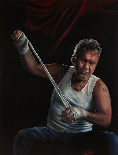 AGNSW prizes Jamie Preisz Jimmy (title fight), from Archibald Prize 2018