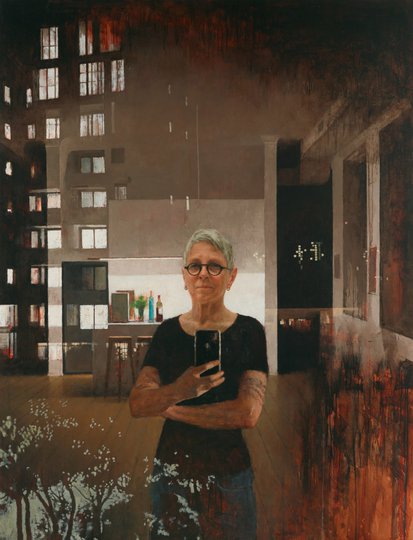 AGNSW prizes Jude Rae Inside out, from Archibald Prize 2021