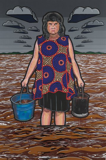 AGNSW prizes Blak Douglas Moby Dickens, from Archibald Prize 2022