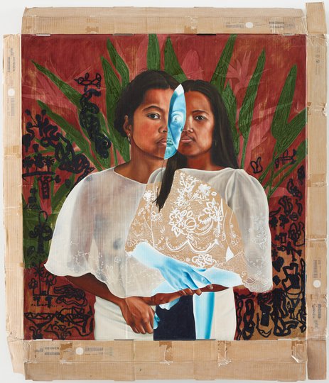 AGNSW prizes Marikit Santiago Filipiniana (self-portrait in collaboration with Maella Santiago Pearl), from Archibald Prize 2021