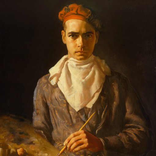 Norman Baker's Archibald Prize 1937 self-portrait